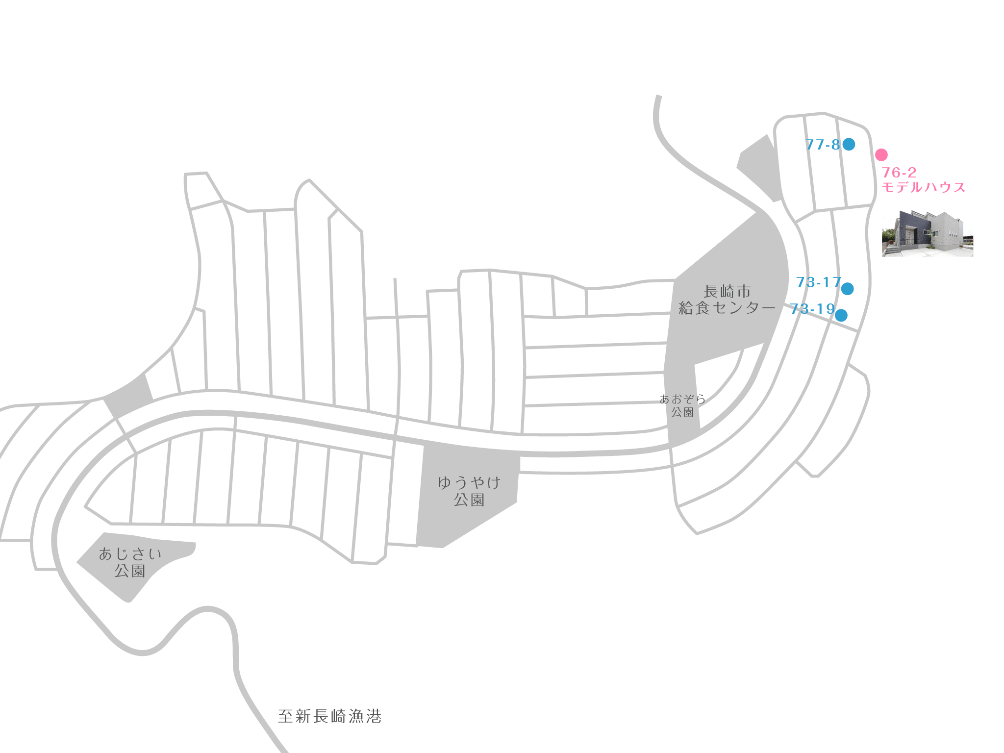 サンコート豊洋台の宅地図